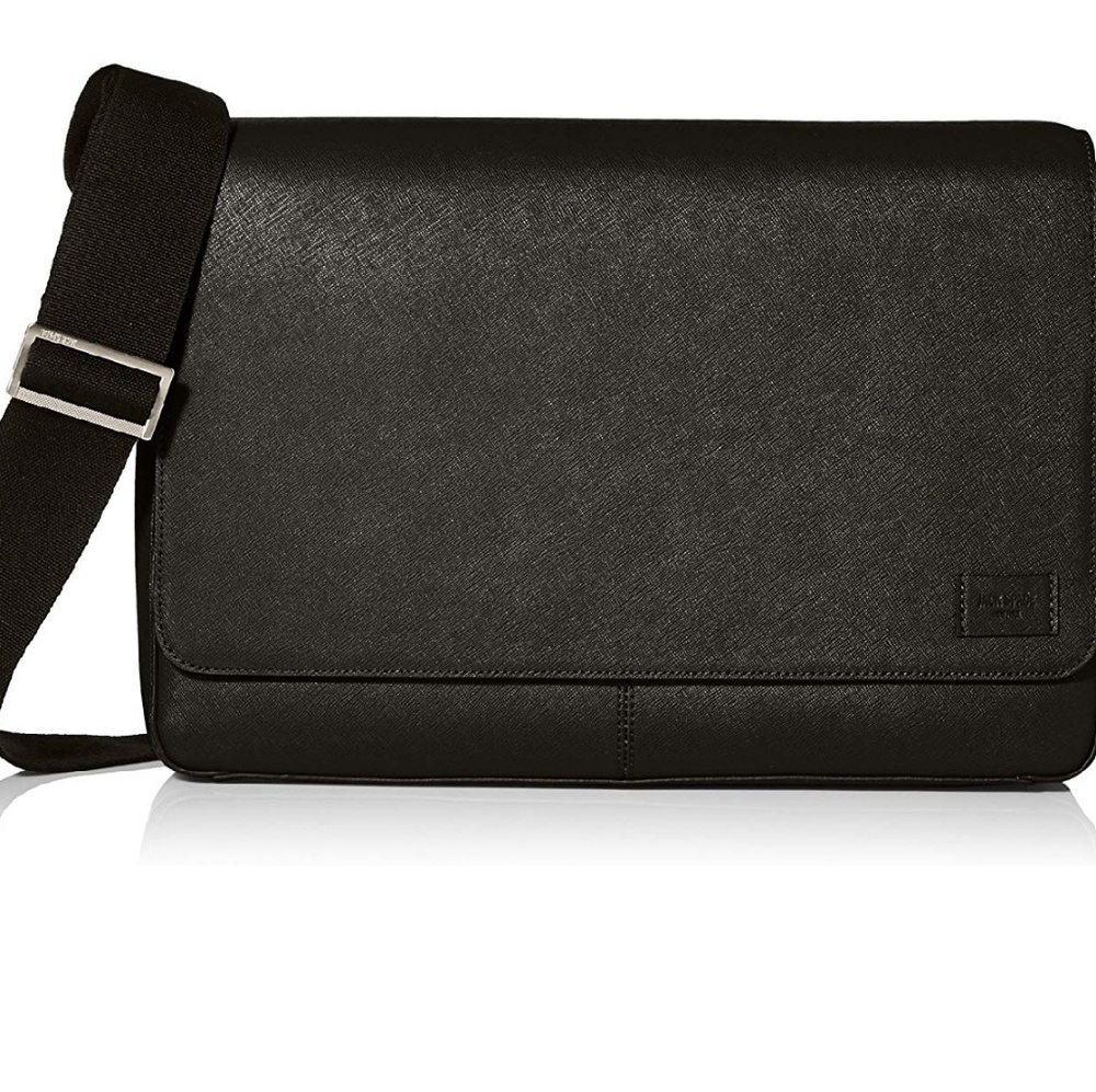 Jack Spade Men's Barrow Messenger Bag Leather